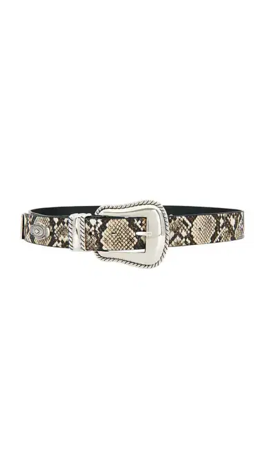 8 Other Reasons Snake Printed Belt With Silver Details | Thumbnail 1 8 Other Reasons Snake Printed Belt With Silver Details | Thumbnail 1