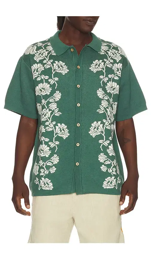 Peace Flower Knit Shirt