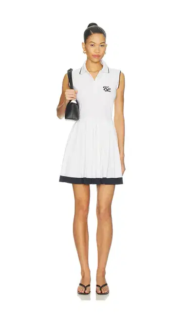 Khalhon Club Trim Pleated Dress | Thumbnail 1
