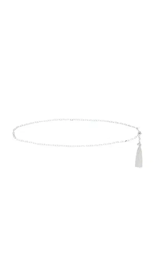 Ettika Simple Tassel Chain Belt