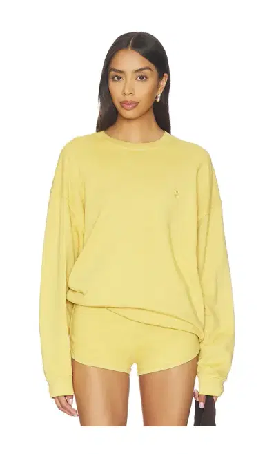 ÉTERNE Lightweight French Terry Oversized Crewneck Sweatshirt | Thumbnail 1 ÉTERNE Lightweight French Terry Oversized Crewneck Sweatshirt | Thumbnail 1