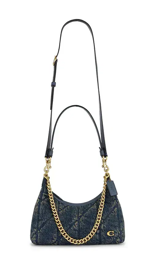 Coach Soft Quilted Loved Denim Juliet 25 Shoulder Bag