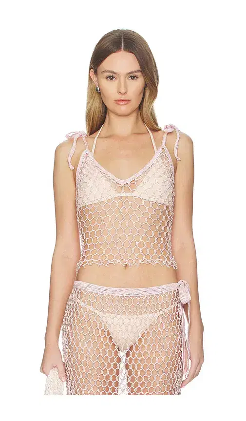 My Beachy Side Lulu Hand-crocheted Top