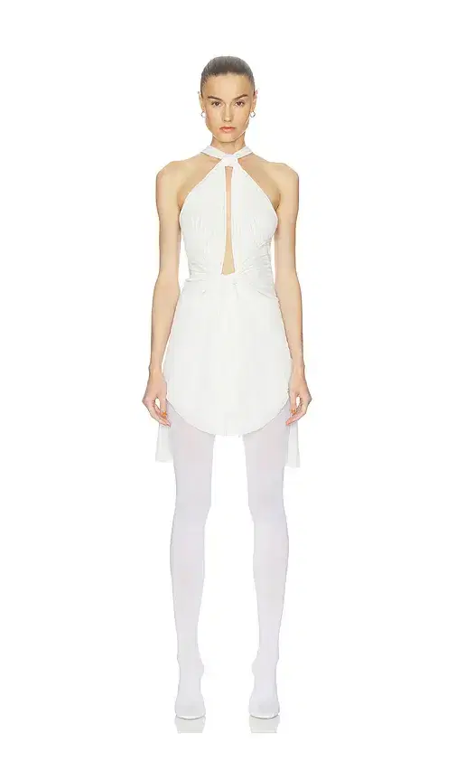 HAELO Pleated Drape Dress