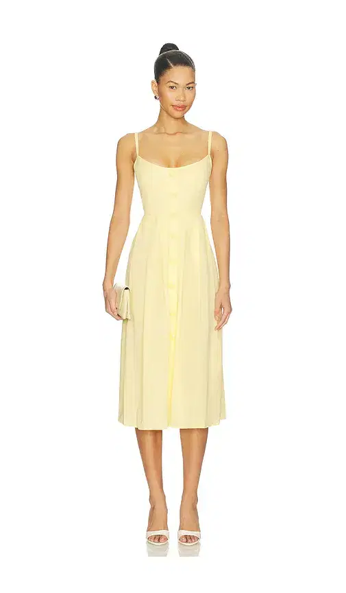 L'AGENCE Reanne Midi Dress