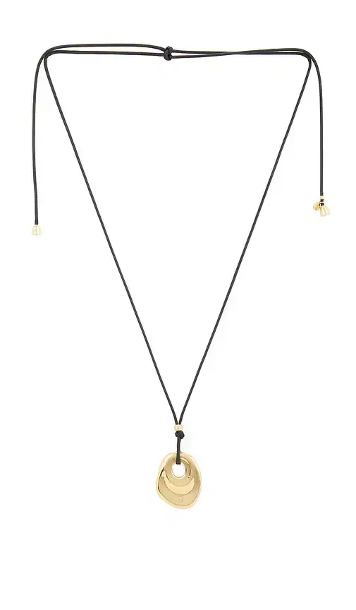 Ettika Melted Edge Pendant Necklace