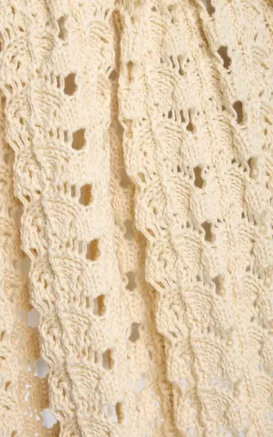 Miu Miu Crocheted Cotton Mini Drawstring Skirt | Thumbnail 5