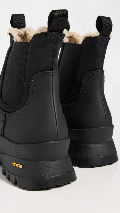 Loeffler Randall Tara Weather Boots Black/Cream | Thumbnail 4