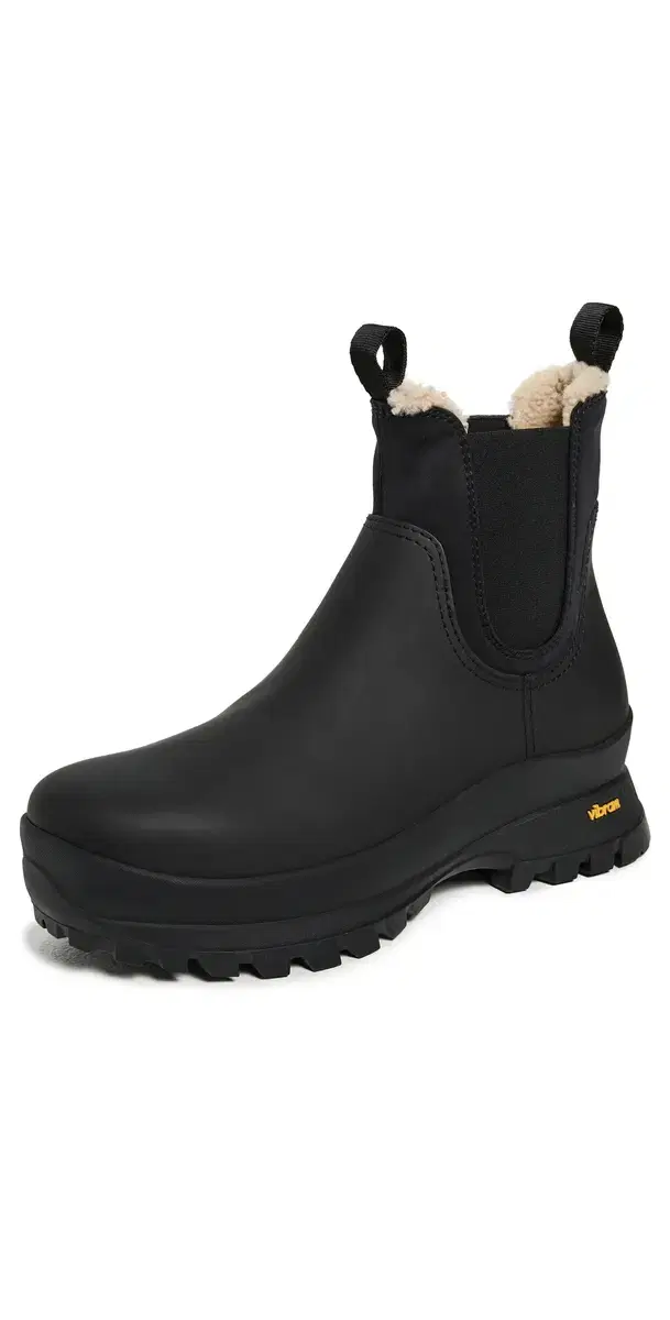 Tara Weather Boots Black/Cream
