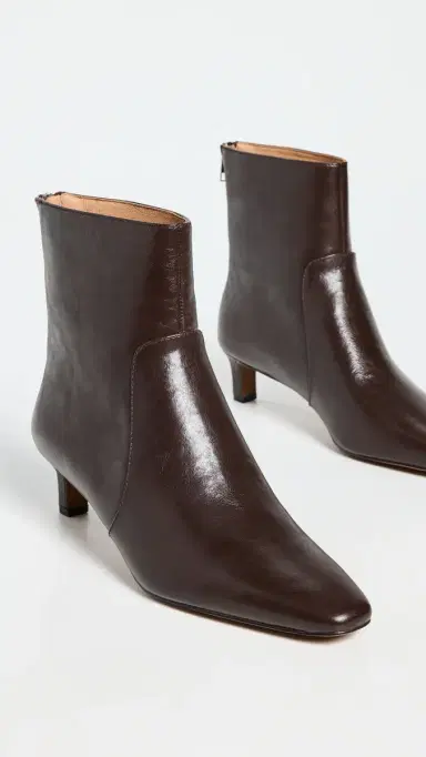 Madewell The Dimes Kitten Heel Boot In Crinkle Leather | Thumbnail 5 Madewell The Dimes Kitten Heel Boot In Crinkle Leather | Thumbnail 5