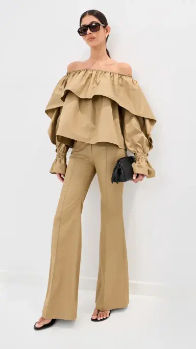 FRANÇOISE Sadie Blouse Beige | Thumbnail 5 FRANÇOISE Sadie Blouse Beige | Thumbnail 5