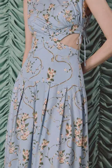 Agua by Agua Bendita Otono Navegante Midi Dress | Thumbnail 5