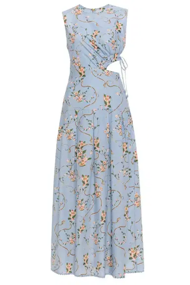 Agua by Agua Bendita Otono Navegante Midi Dress | Thumbnail 1