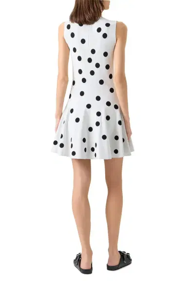 Akris punto Sleeveless Knit Flare Dress | Thumbnail 6
