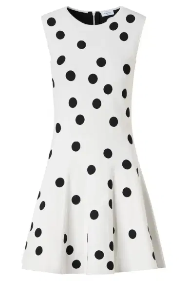 Akris punto Sleeveless Knit Flare Dress | Thumbnail 1