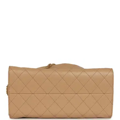 Chanel Chanel Medium 25 Hobo Bag Beige Caviar Antique Gold Hardware | Thumbnail 6 Chanel Chanel Medium 25 Hobo Bag Beige Caviar Antique Gold Hardware | Thumbnail 6