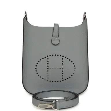 HERMÈS Hermes Evelyne Sellier TPM Gris Pantin Epsom Palladium Hardware | Thumbnail 1 HERMÈS Hermes Evelyne Sellier TPM Gris Pantin Epsom Palladium Hardware | Thumbnail 1