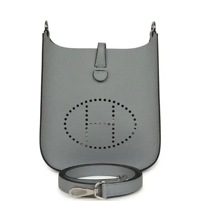 hermes Hermes Evelyne Sellier TPM Gris Pantin Epsom Palladium Hardware