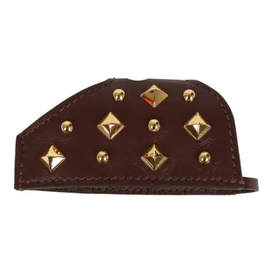 HERMÈS Hermes Rodeo Rock Bag Charm PM Terre Milo Lambskin Gold Hardware | Thumbnail 4 HERMÈS Hermes Rodeo Rock Bag Charm PM Terre Milo Lambskin Gold Hardware | Thumbnail 4
