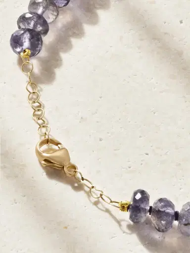 JIA JIA Oracle 14-karat Gold Iolite Necklace | Thumbnail 3