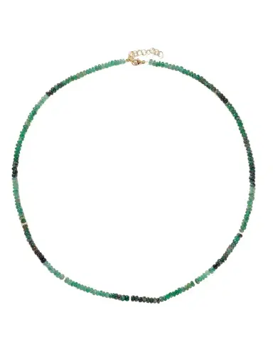 JIA JIA Arizona 14-karat Gold, Emerald And Diamond Necklace | Thumbnail 1