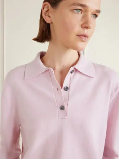 RÓHE Wool-blend Polo Sweater | Thumbnail 4 RÓHE Wool-blend Polo Sweater | Thumbnail 4