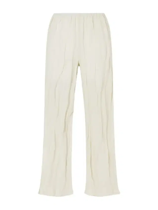 Crinkled Cotton-blend Wide-leg Pants