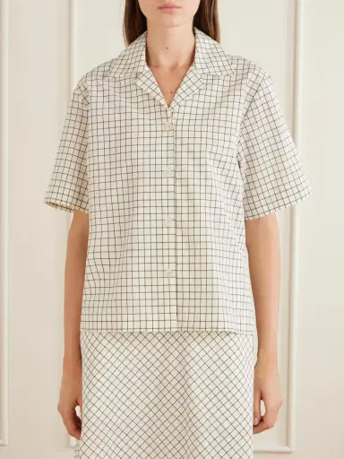 RÓHE Checked Cotton-blend Shirt | Thumbnail 3 RÓHE Checked Cotton-blend Shirt | Thumbnail 3