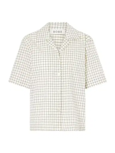 RÓHE Checked Cotton-blend Shirt | Thumbnail 1 RÓHE Checked Cotton-blend Shirt | Thumbnail 1