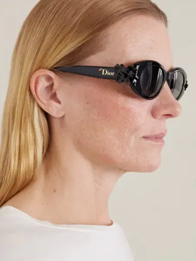 DIOR Eyewear Dior Clover B1i Oval Sunglasses - Unknown | Thumbnail 5