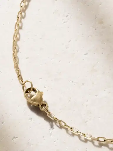 JIA JIA 14-karat Gold, Citrine And Diamond Necklace | Thumbnail 3