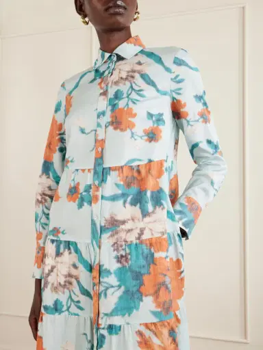 Erdem Tiered Floral-print Cotton Midi Dress | Thumbnail 4