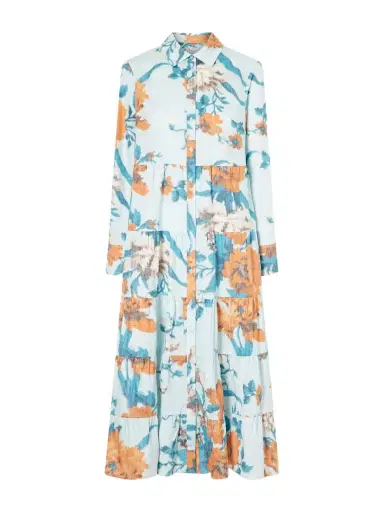 Erdem Tiered Floral-print Cotton Midi Dress | Thumbnail 1