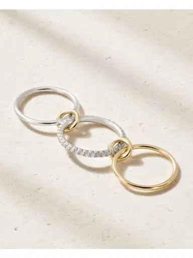Spinelli Kilcollin Tigris Sterling Silver, 18-karat Gold And Diamond Ring | Thumbnail 3 Spinelli Kilcollin Tigris Sterling Silver, 18-karat Gold And Diamond Ring | Thumbnail 3