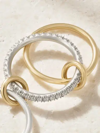 Spinelli Kilcollin Tigris Sterling Silver, 18-karat Gold And Diamond Ring | Thumbnail 4 Spinelli Kilcollin Tigris Sterling Silver, 18-karat Gold And Diamond Ring | Thumbnail 4