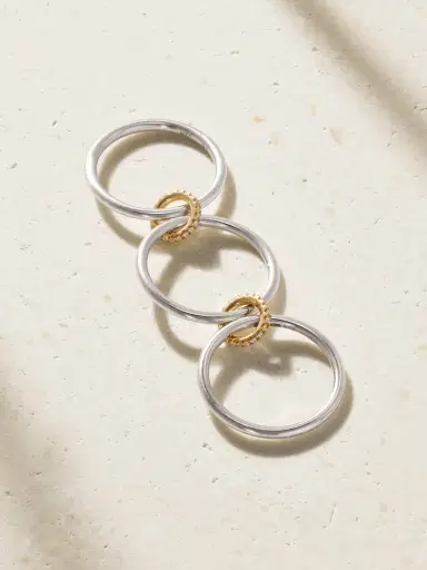 Spinelli Kilcollin Solarium Sterling Silver, 18-karat Gold And Diamond Ring | Thumbnail 3 Spinelli Kilcollin Solarium Sterling Silver, 18-karat Gold And Diamond Ring | Thumbnail 3