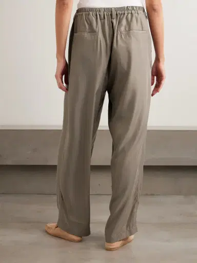 ssstein Pleated Twill Wide-leg Pants | Thumbnail 4 ssstein Pleated Twill Wide-leg Pants | Thumbnail 4