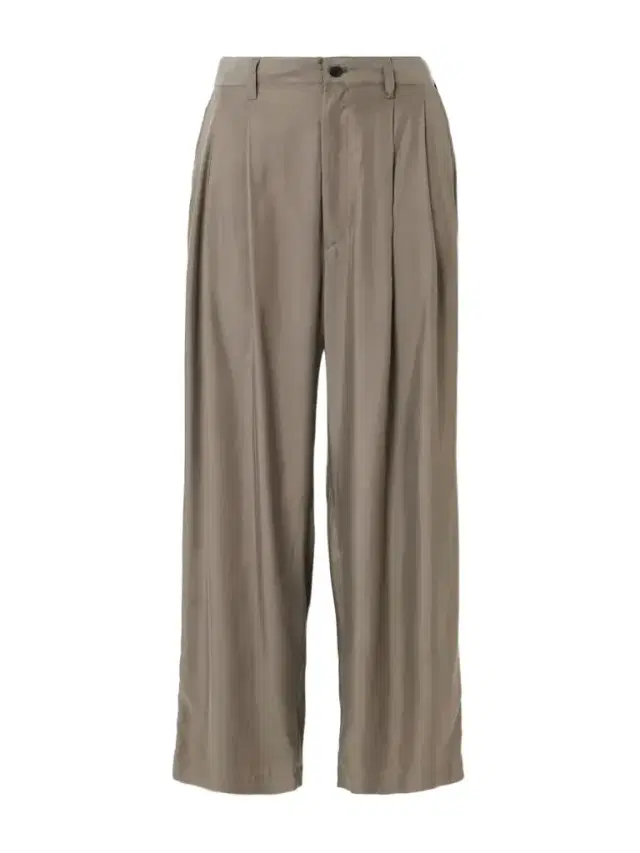 ssstein Pleated Twill Wide-leg Pants