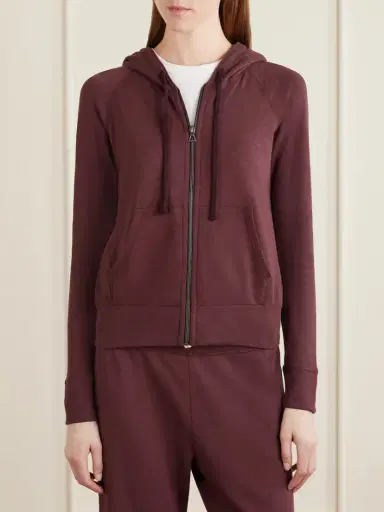 James Perse French Cotton-terry Hoodie | Thumbnail 3 James Perse French Cotton-terry Hoodie | Thumbnail 3