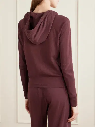 James Perse French Cotton-terry Hoodie | Thumbnail 4 James Perse French Cotton-terry Hoodie | Thumbnail 4