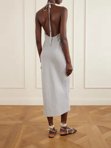 James Perse Linen Midi Dress | Thumbnail 3 James Perse Linen Midi Dress | Thumbnail 3