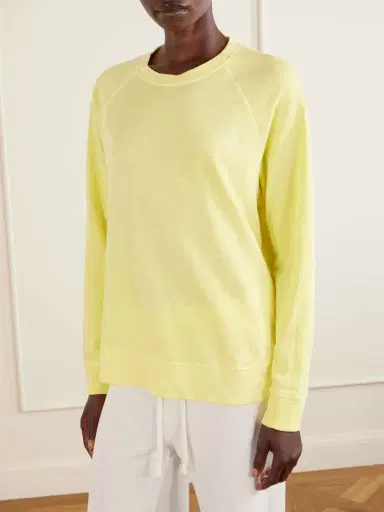 James Perse Supima Cotton-terry Sweatshirt | Thumbnail 3 James Perse Supima Cotton-terry Sweatshirt | Thumbnail 3