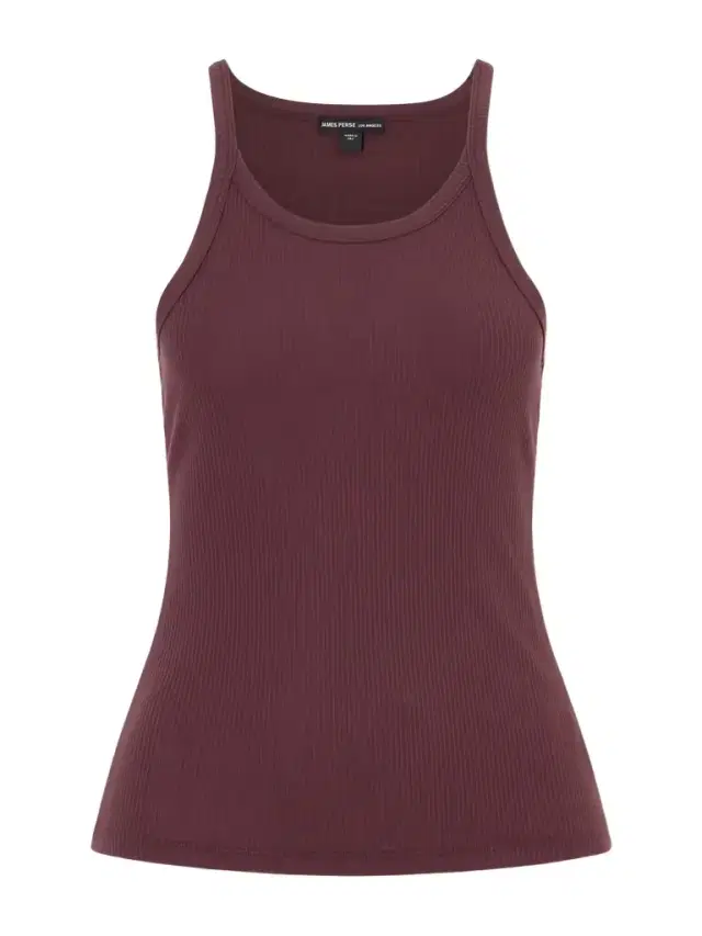 James Perse Ribbed Supima Cotton-blend Tank