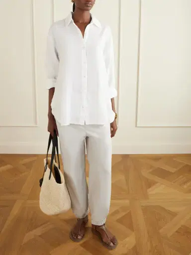 James Perse Cotton-blend Poplin Balloon Pants | Thumbnail 2 James Perse Cotton-blend Poplin Balloon Pants | Thumbnail 2