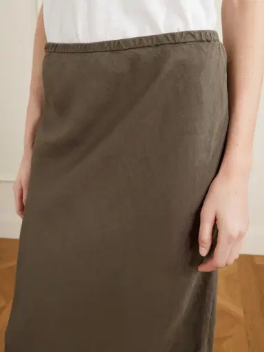 James Perse Linen Midi Skirt | Thumbnail 5 James Perse Linen Midi Skirt | Thumbnail 5