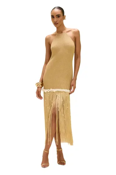 PatBo AUREA CROCHET MIDI DRESS | Thumbnail 1 PatBo AUREA CROCHET MIDI DRESS | Thumbnail 1
