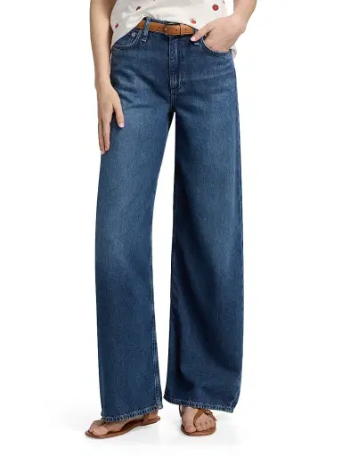 rag & bone Women's Featherweight Sofie Wide-Leg Jeans - Emerson | Thumbnail 3