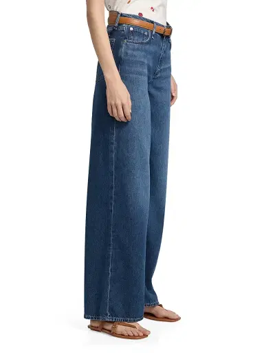 rag & bone Women's Featherweight Sofie Wide-Leg Jeans - Emerson | Thumbnail 4