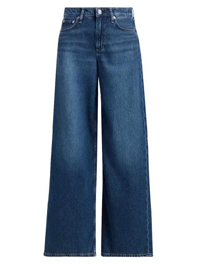 rag & bone Women's Featherweight Sofie Wide-Leg Jeans - Emerson