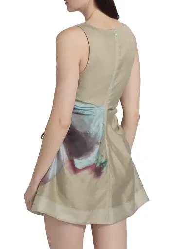 Amur Women's Waverlyn Ruched Minidress - Sage Orchid - Size 10 | Thumbnail 5